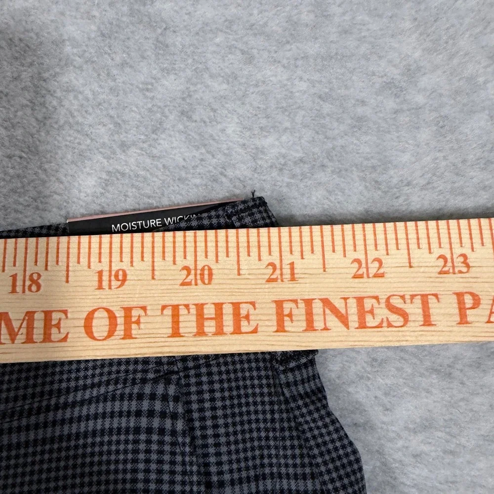 Ben Hogan Golf Shorts Mens 42 Grey New Performance Micro Check UPF 50 Caviar